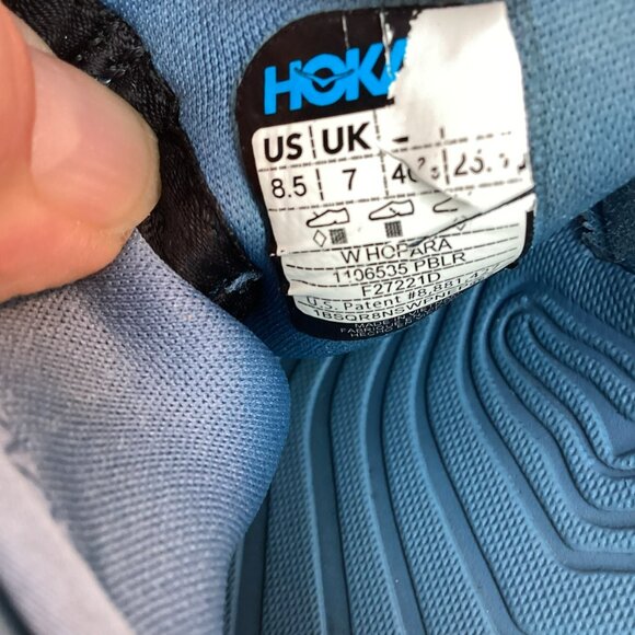 Hoka One One Hopara Womens 8.5 Blue Athletic Hiking Sandals - Picture 9 of 11
